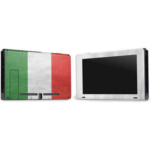Italy Flag Distressed Nintendo Switch Bundle Skin
